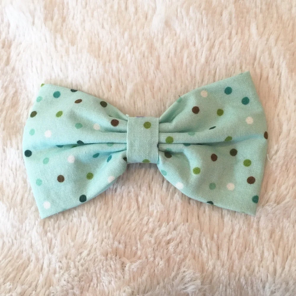 HANDMADE Polka Dot Boutique Large Bow